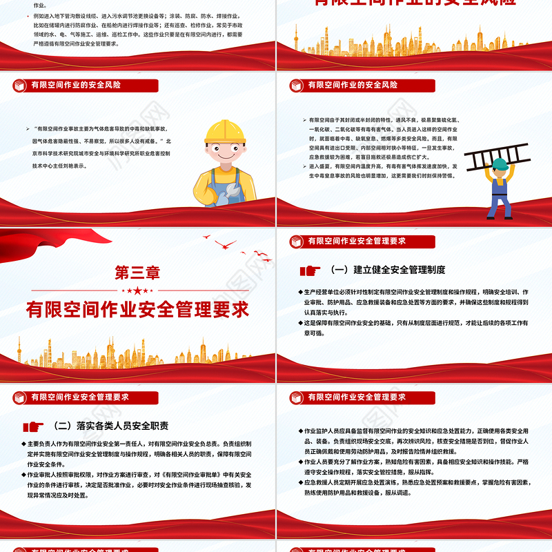 2025全国安全生产月宣讲教育之有限空间作业安全要点PPT课件下载