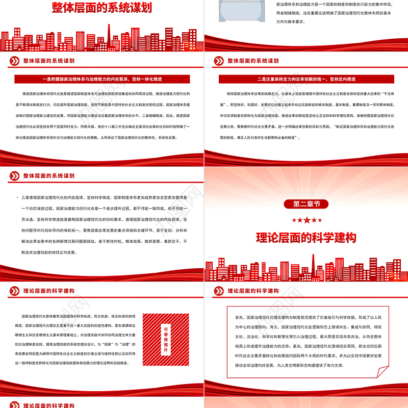 2023国家治理现代化的中国方案PPT大气精美风党员干部学习教育专题党课课件