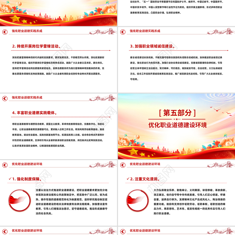 《新时代职业道德建设实施纲要》全文PPT课件