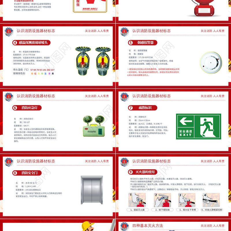 2022公共消防安全培训PPT大气简洁企业单位政府部门消防安全主题活动内容PPT