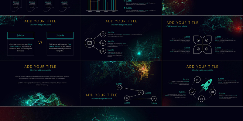 商务ppt模板简约动态简洁公司简介总结
