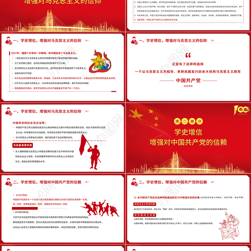 2021准确把握学史增信的内涵与要求党史辅导专题党课PPT