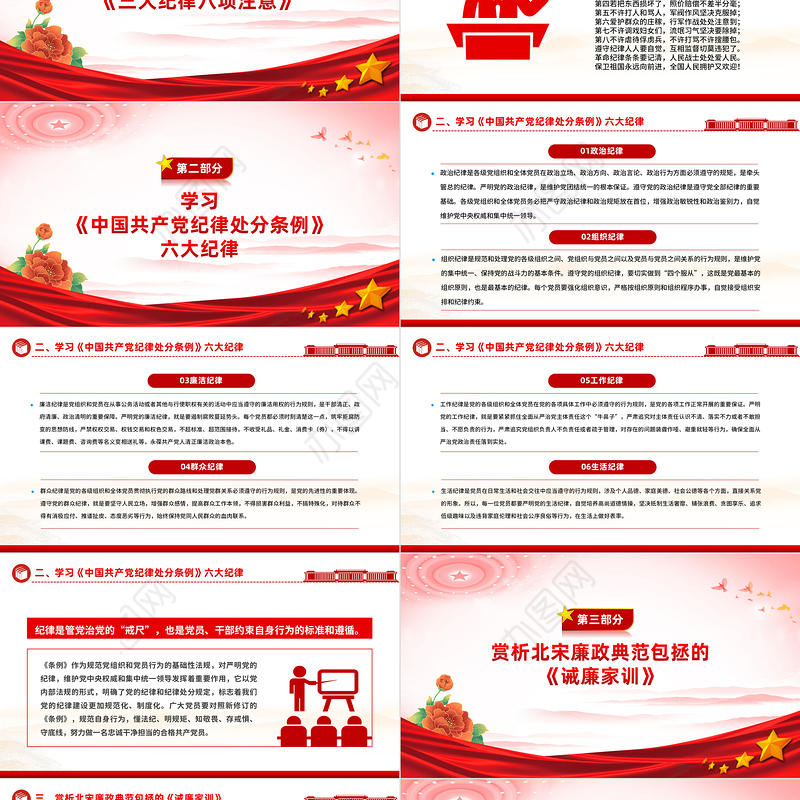 2024医院党纪学习教育PPT道德讲堂树医廉党纪学习筑防线党课