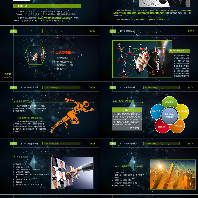 大气黑色企业新员工入职培训ppt模板