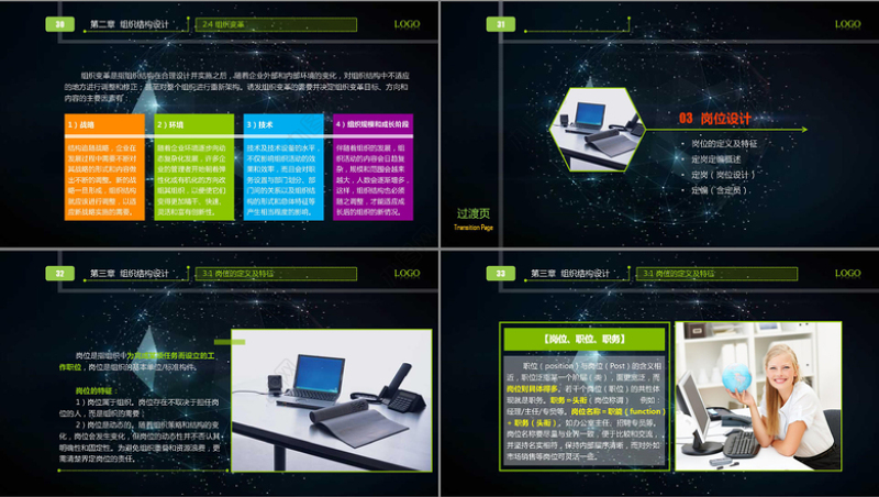大气黑色企业新员工入职培训ppt模板