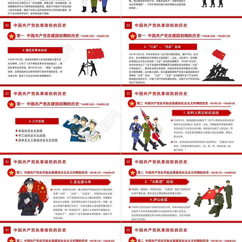 2021党史专题讲座PPT庆祝建党100周年党史学习教育专题辅导PPT模板