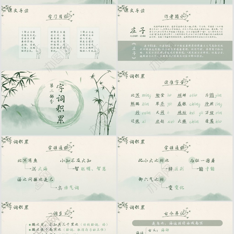 人教版必修五年级语文逍遥游PPT课件