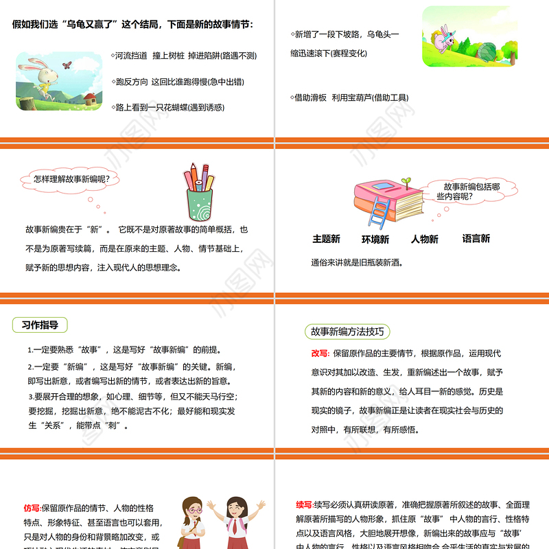 2022故事新编PPT习作小学四年级语文下册部编人教版教学课件