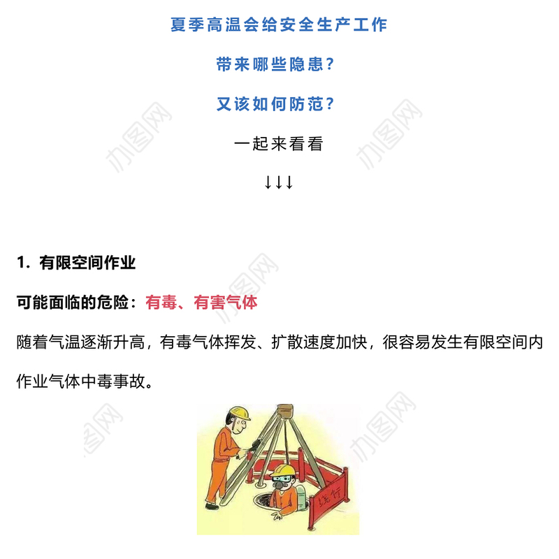 夏季安全生产防范指南PPT创意简洁如何预防高温给安全生产工作带来的隐患课件(讲稿)