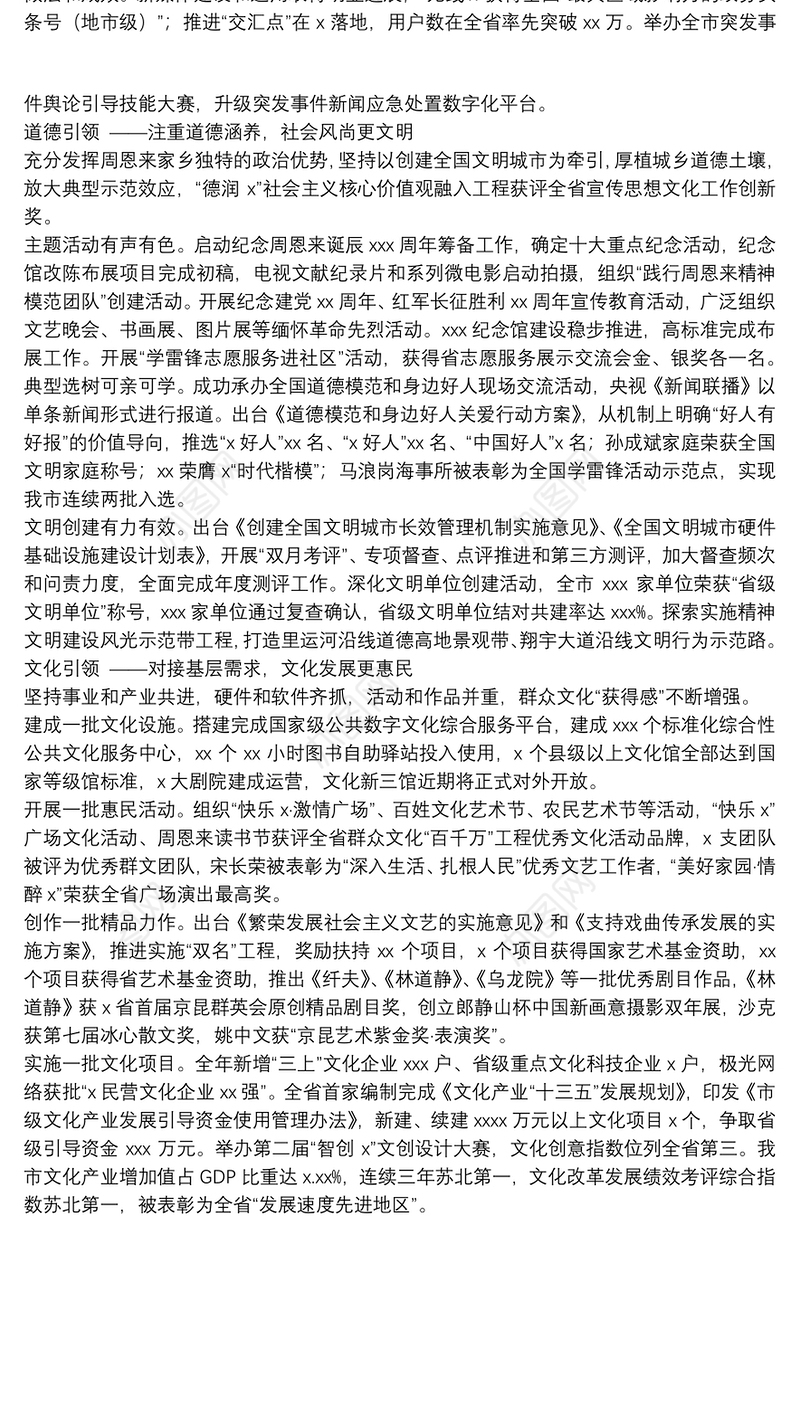 2021年全市宣传思想文化工作亮点回眸