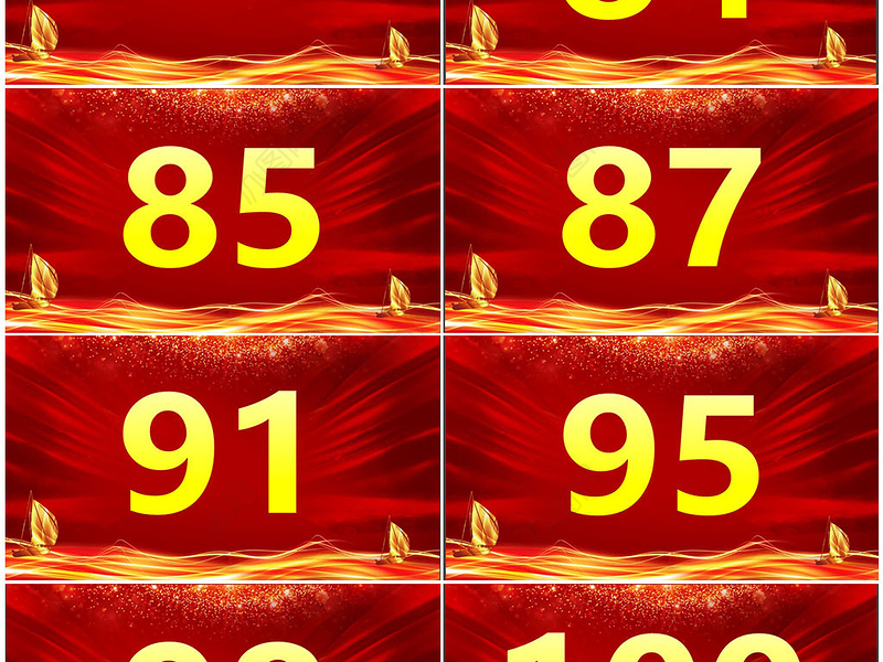 颁奖典礼数字滚动抽奖动态PPT