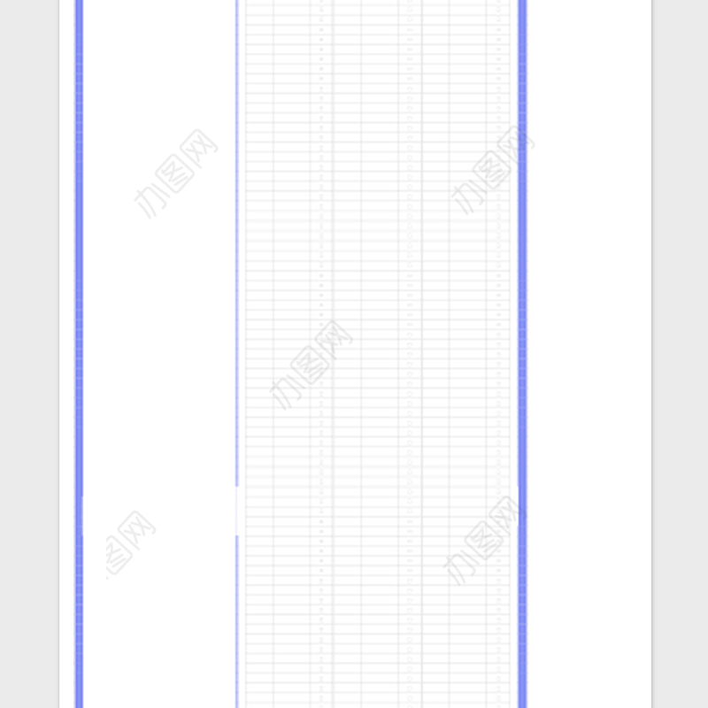 2024年日历工作计划表蓝色带图表