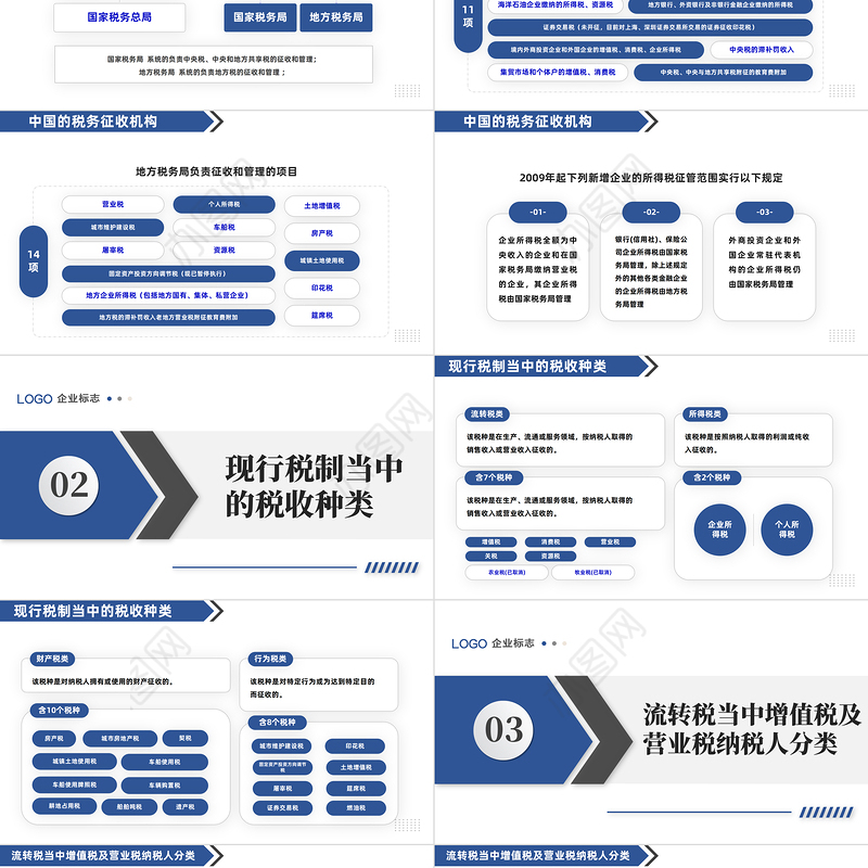 2022税务基础知识PPT插画风为国聚财为民收税税务基础知识讲解培训主题会课件模板