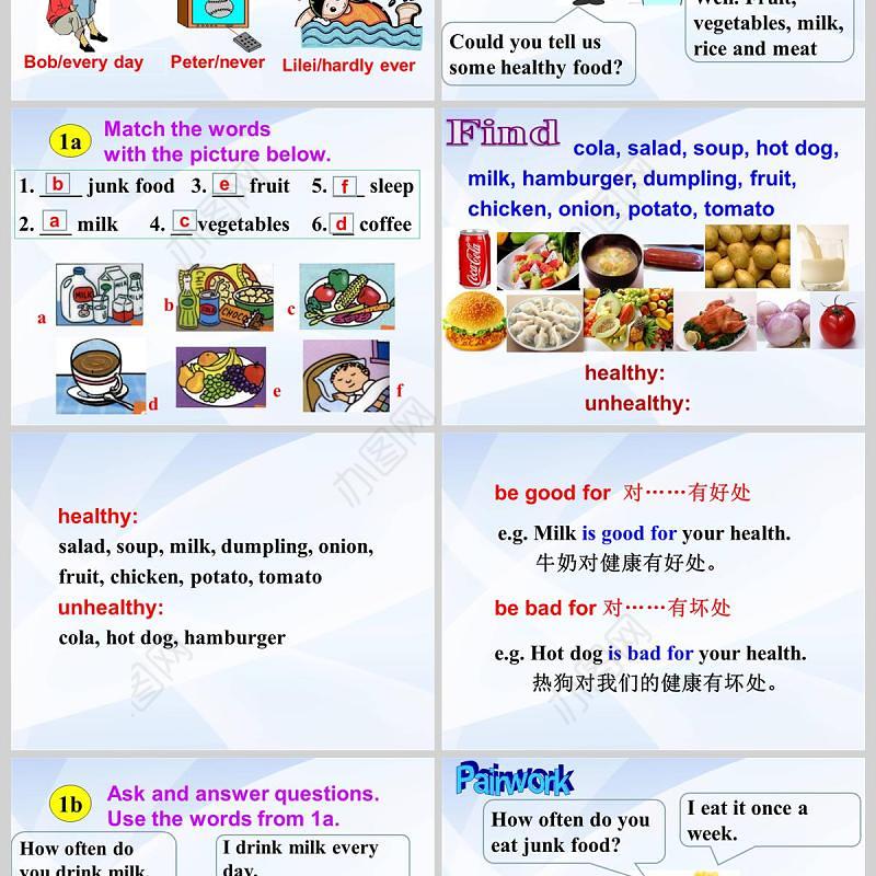  How often do you exercise英语课件PPT模板