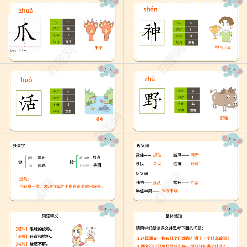 2022狐假虎威PPT课文第21课小学二年级语文上册部编人教版教学课件