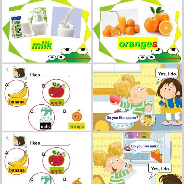  Do you like bananas 英语课件PPT模板