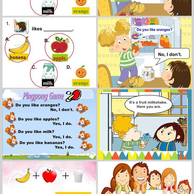  Do you like bananas 英语课件PPT模板