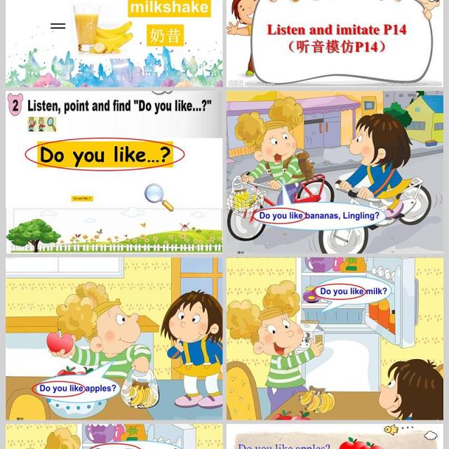  Do you like bananas 英语课件PPT模板