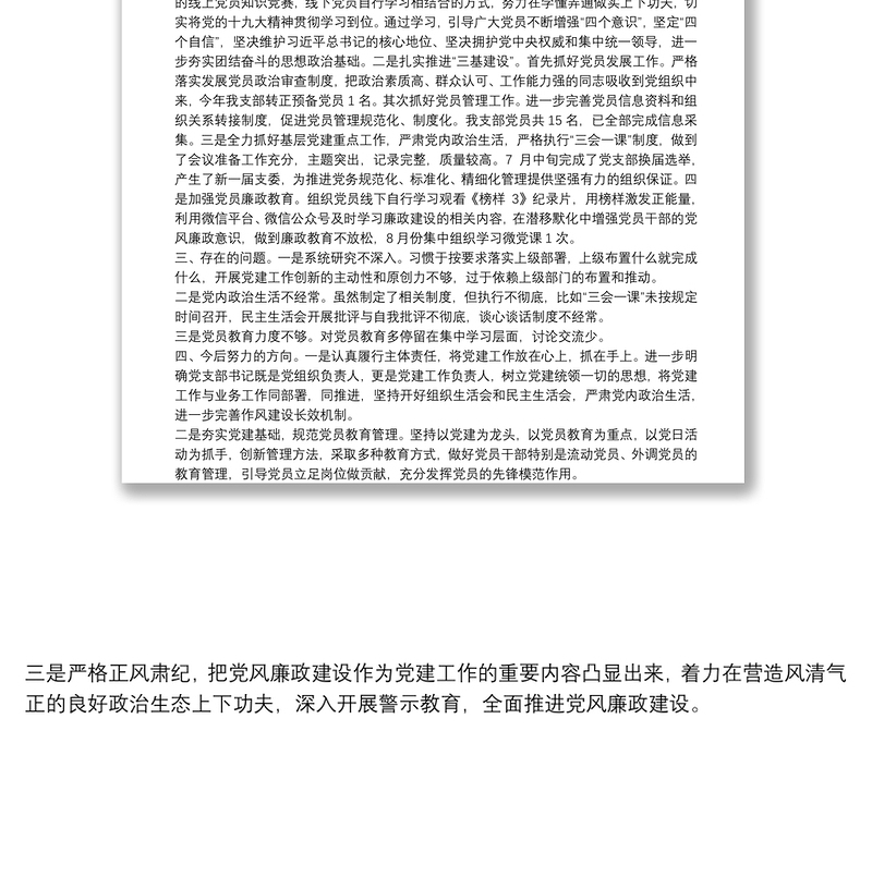  财政局第三党支部工作总结