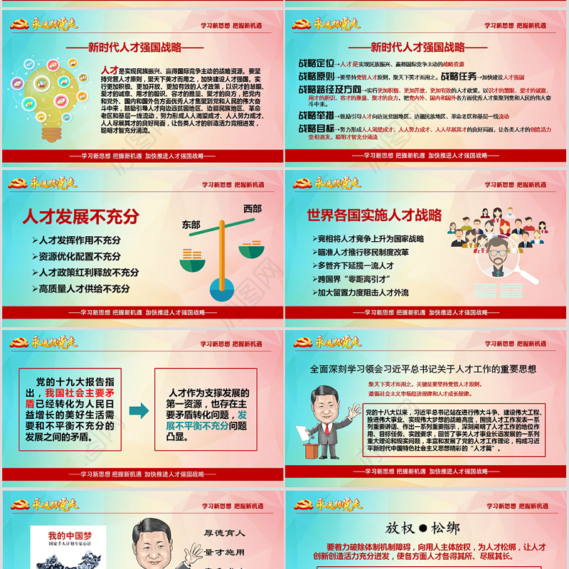 加强人才强国战略共产党人才战略讲义PPT