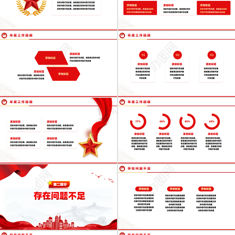 2025政务部门年终总结工作汇报述职报告PPT下载
