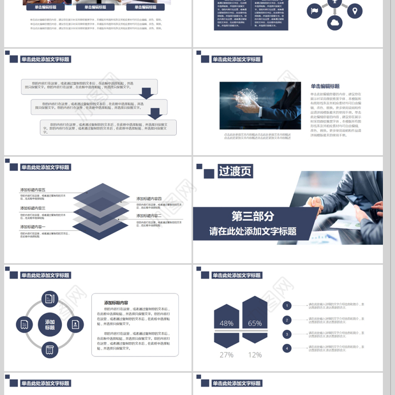 财务部处总监经理财务报告工作总结PPT