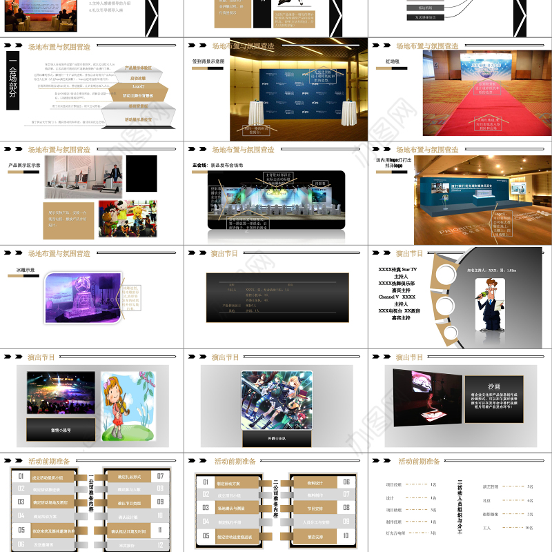 高端商务产品发布会策划活动策划PPT模板