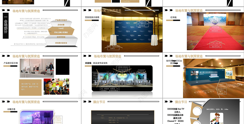 高端商务产品发布会策划活动策划PPT模板