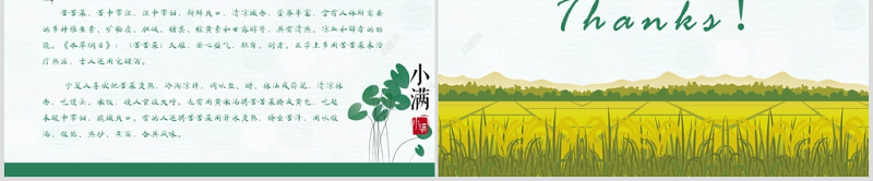 中国风工作总结汇报通用小满PPT