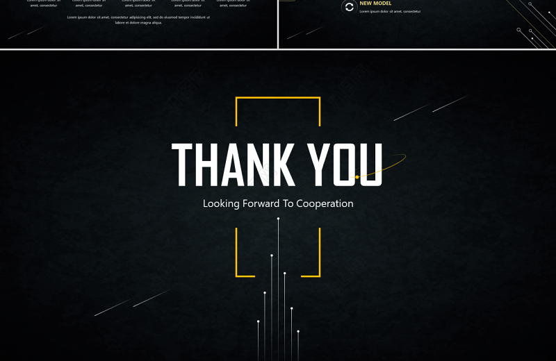 智能科技智造工业4.0高科技企业宣传风格商务模板