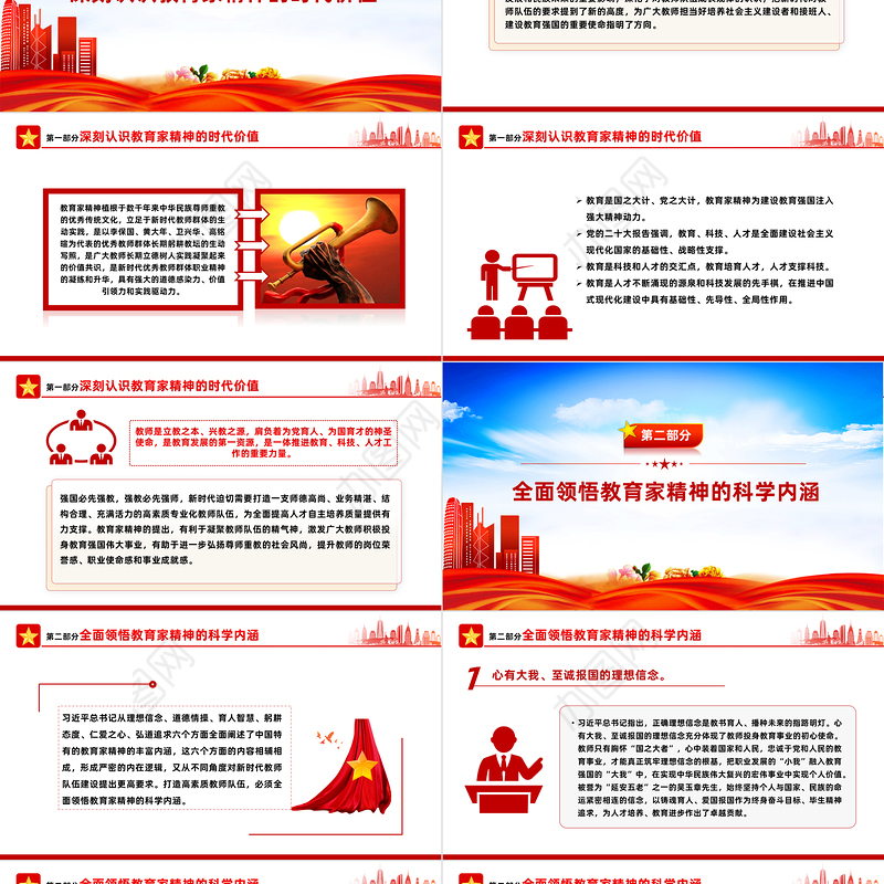 教育家精神指引教师队伍高质量发展PPT大力弘扬教育家精神课件