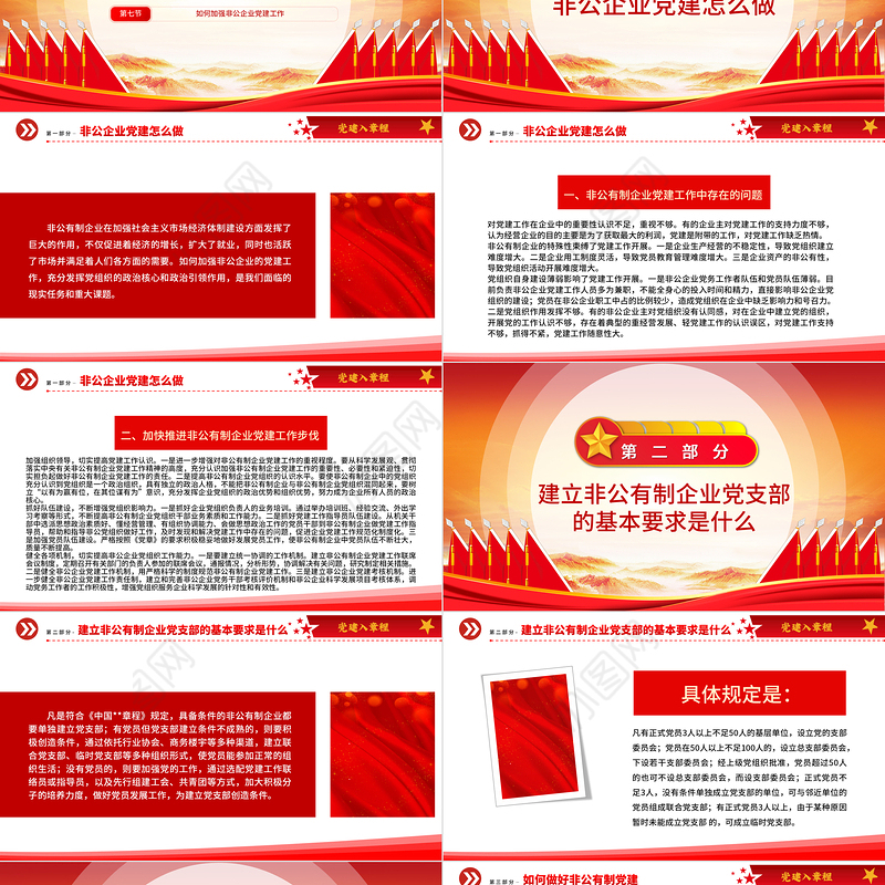 2022党建入章程PPT聚焦党建工作写入非公企业章程推动党建工作与企业生产经营深度融合党建党课课件