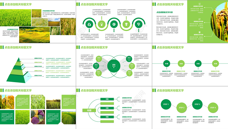 农业招商农产品宣传PPT模板