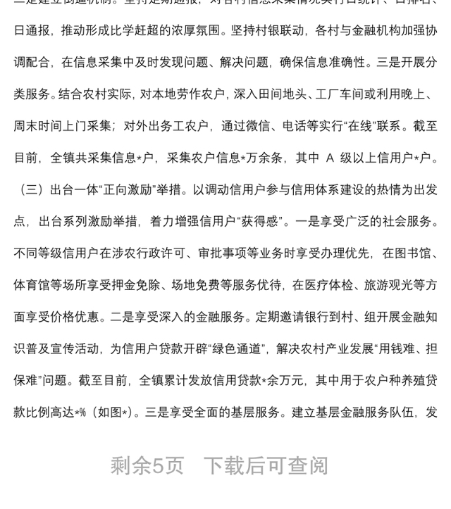 党建引领信用村建设试点工作基层调研报告