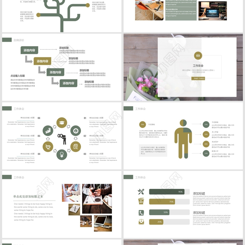 2019年工作述职报告总结计划PPT模板