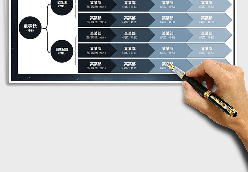 2021年人事管理公司组织架构图