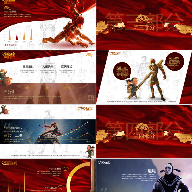 《西游记之大圣归来》3D动画电影ppt模板 (NXPowerLite 复本)