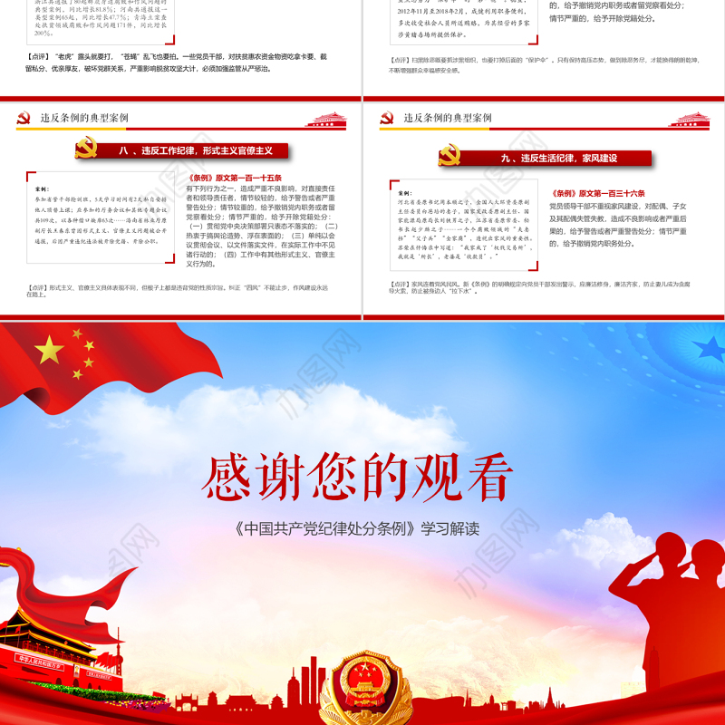 中国共产党纪律处分条例解读2018版党课党建ppt