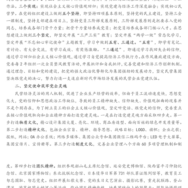 党企深度融合促进经济快速发展--民营投资集团党建工作总结