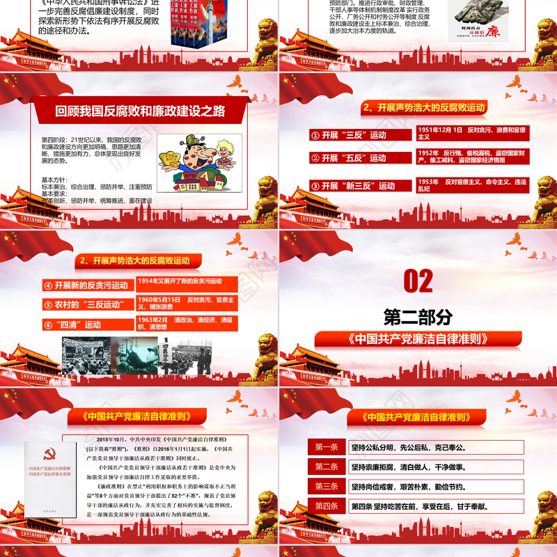 从严治党党风廉政反腐作风建设PPT