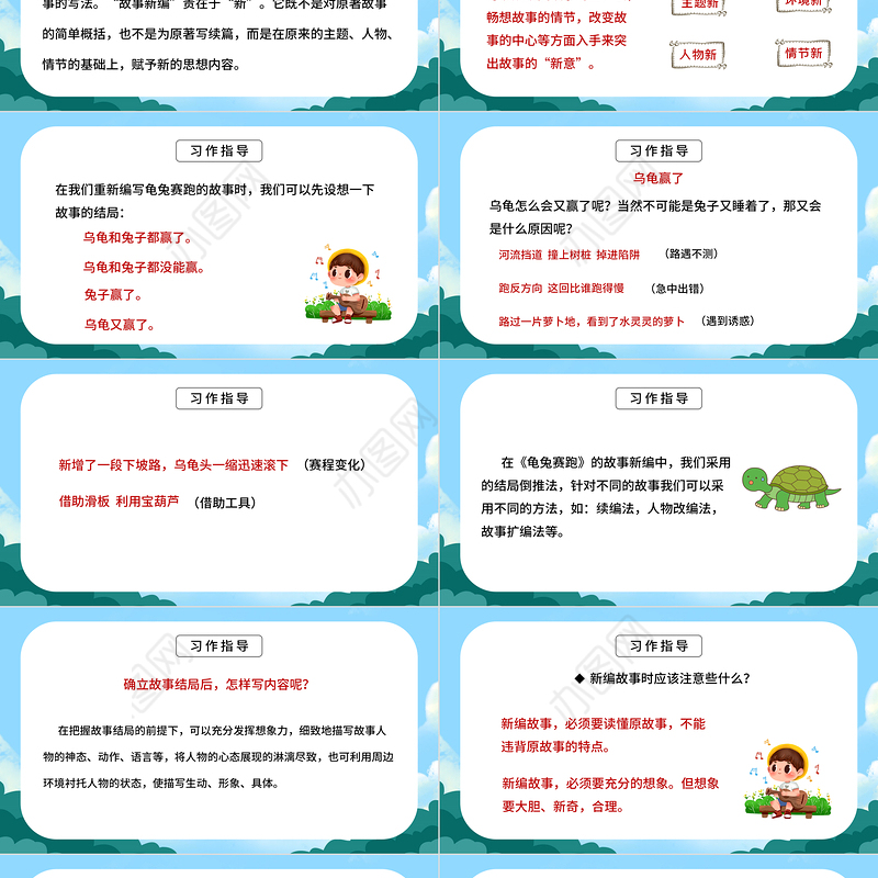 2022故事新编PPT习作小学四年级语文下册部编人教版教学课件