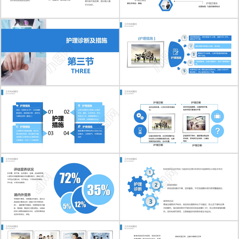 医生背景颅脑外伤护理查房PPT