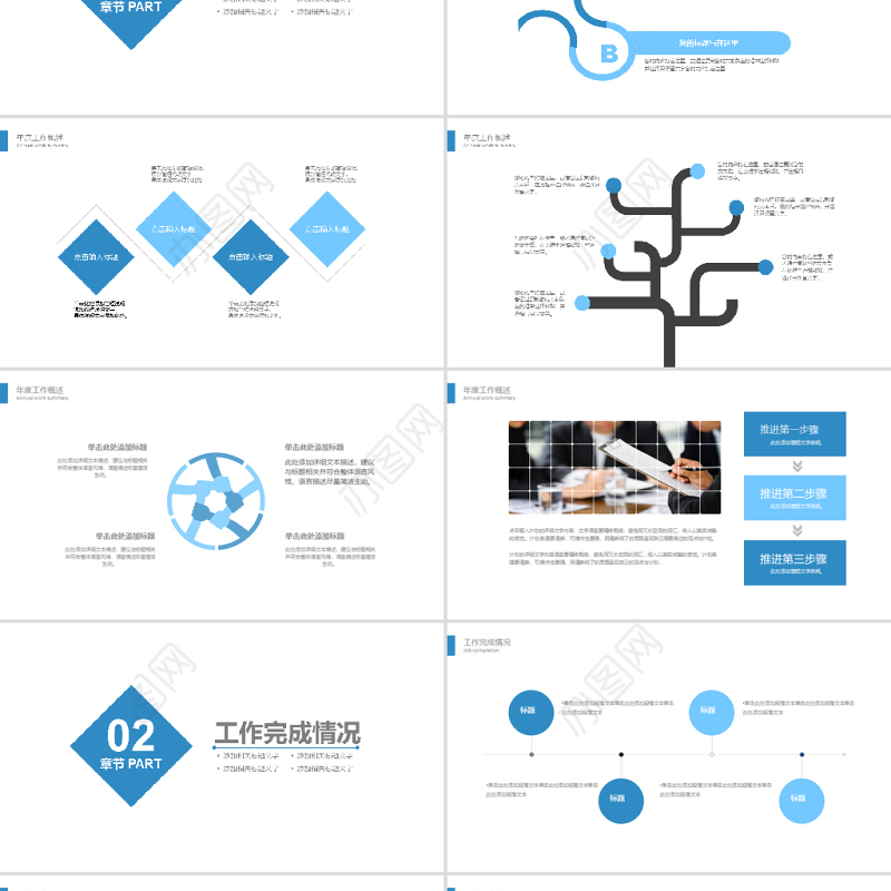 医学医疗总结汇报计划宣传PPT模板