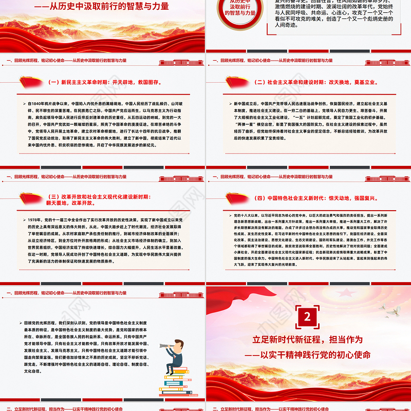 2025年建党104周年“七一”党课PPT传承红色基因勇担时代使命课件