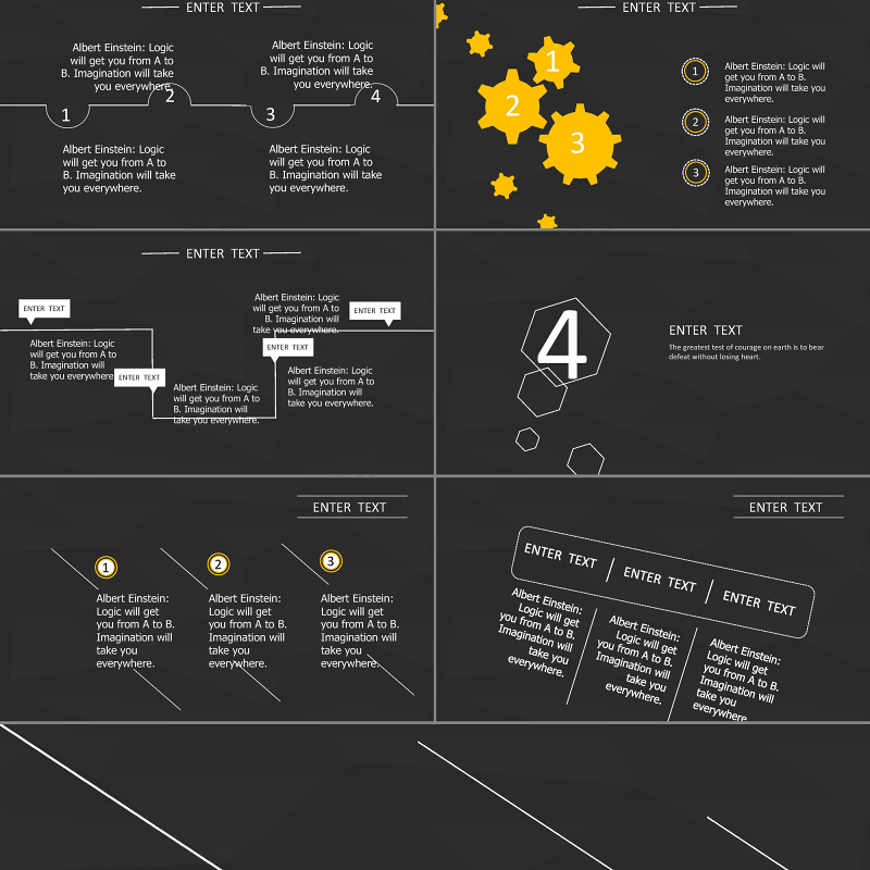 游戏黑色商ppt模板