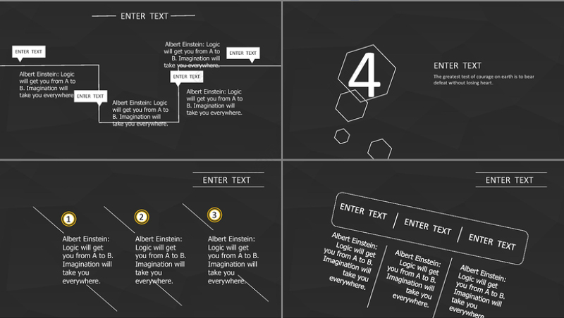 游戏黑色商ppt模板