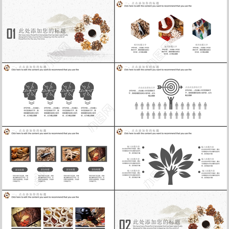 中医药文化PPT模板