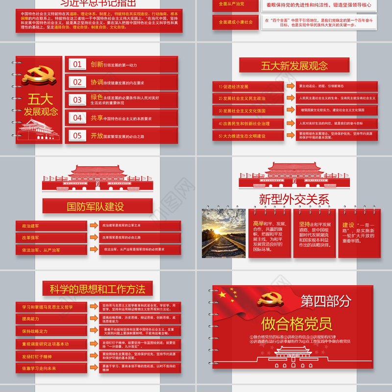 精品90页党课党员应知应会两学一做PPT