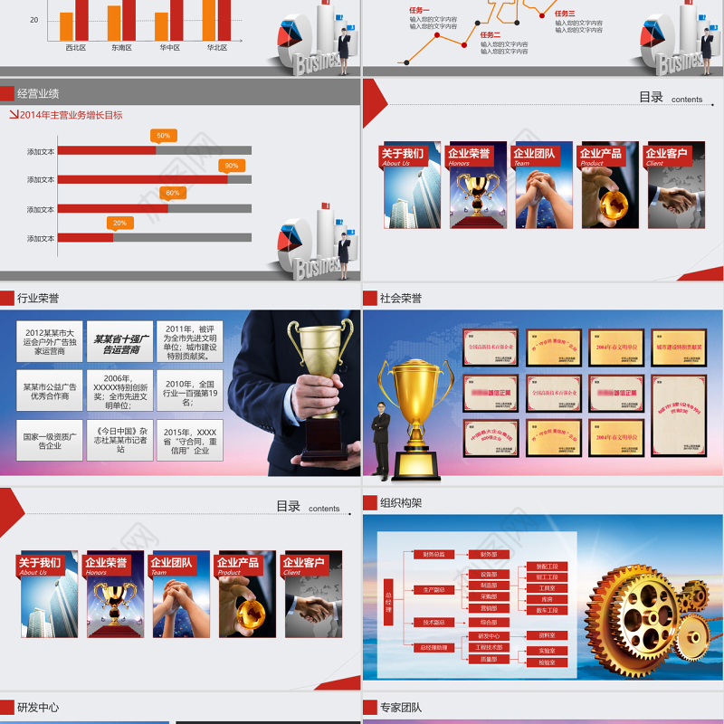 商务团队建设团结精神企业管理培PPT