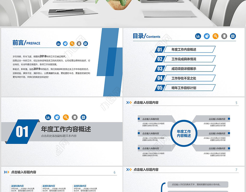 书写白色时尚述职报告岗位竞聘PPT模板